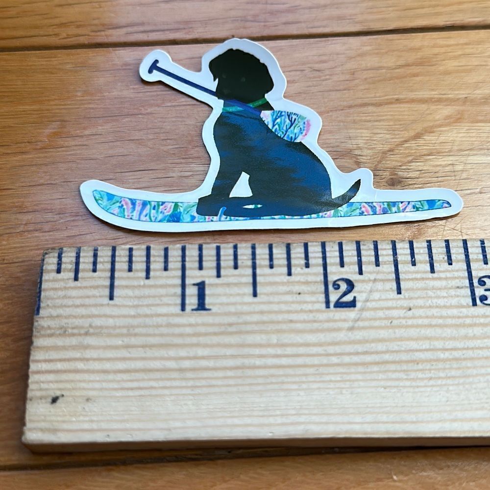 Paddle board poch STICKER dog SUP PuP